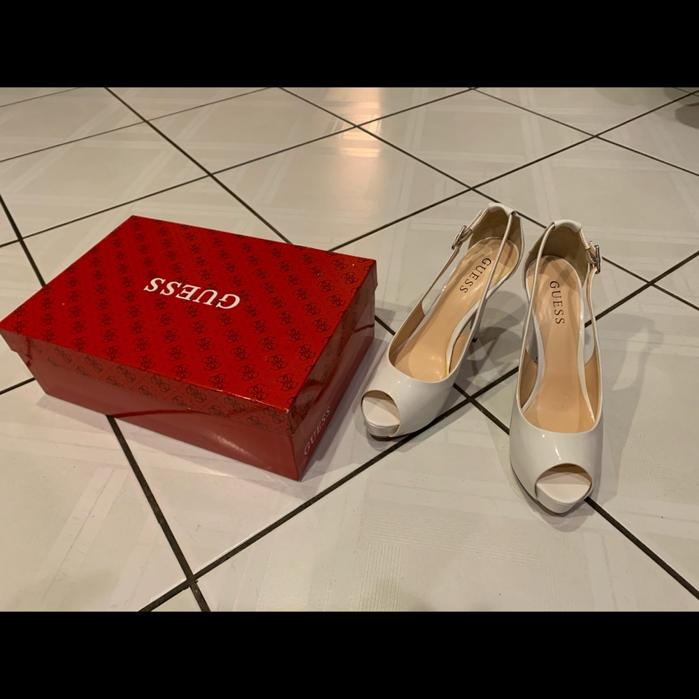 Brand new Guess White Sexy Heels
